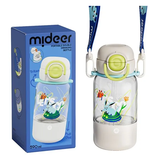 Water Bottle - Grey Kangaroo - 590ML